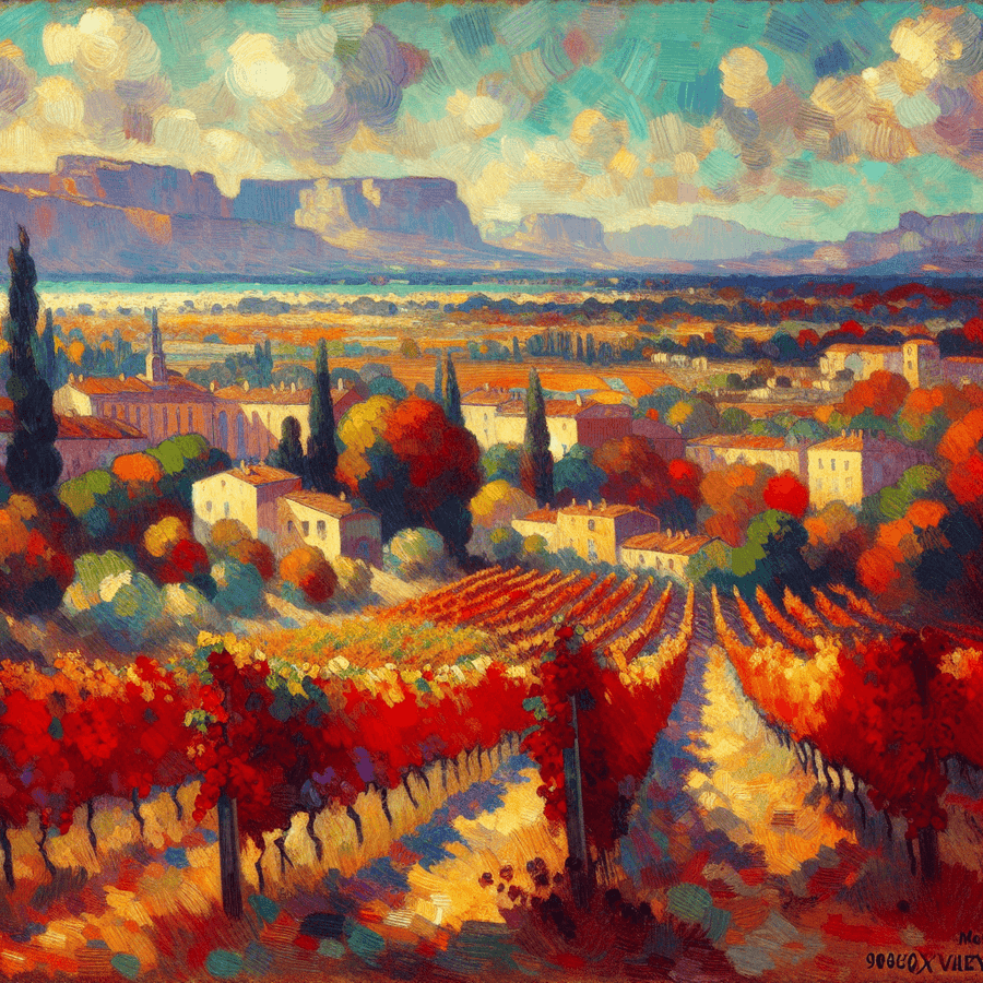 Le vignoble rouge - Vincent Van Gogh