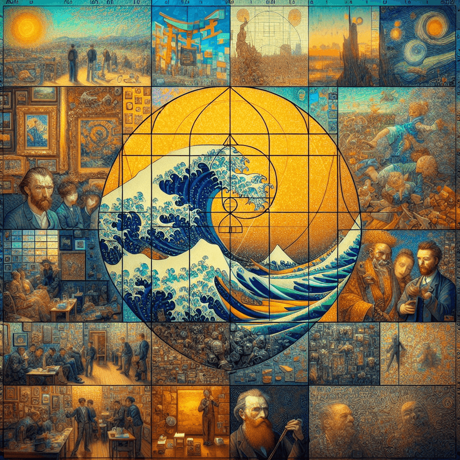 Comment le nombre d'or est-il utilisé dans les peintures célèbres ?