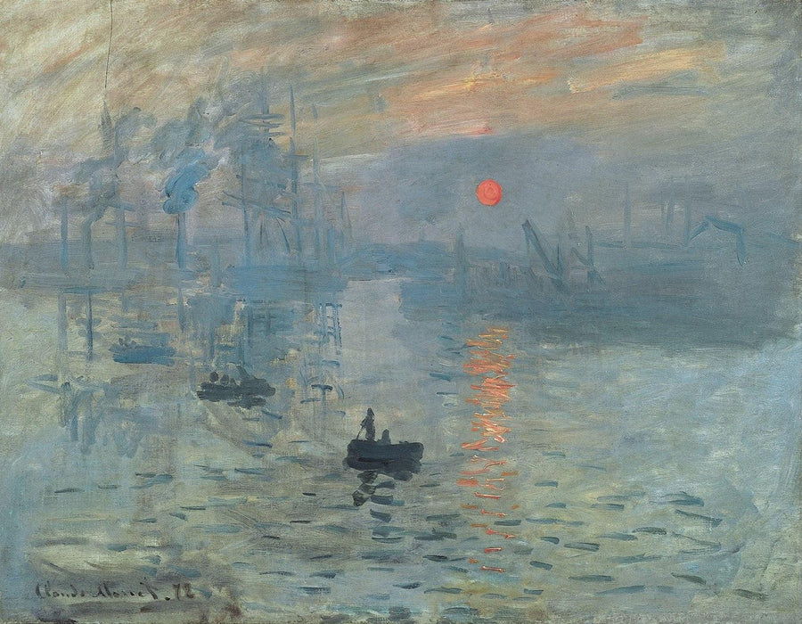 Impression, soleil levant (1872) | MonOeuvred'art.com 90x120cm