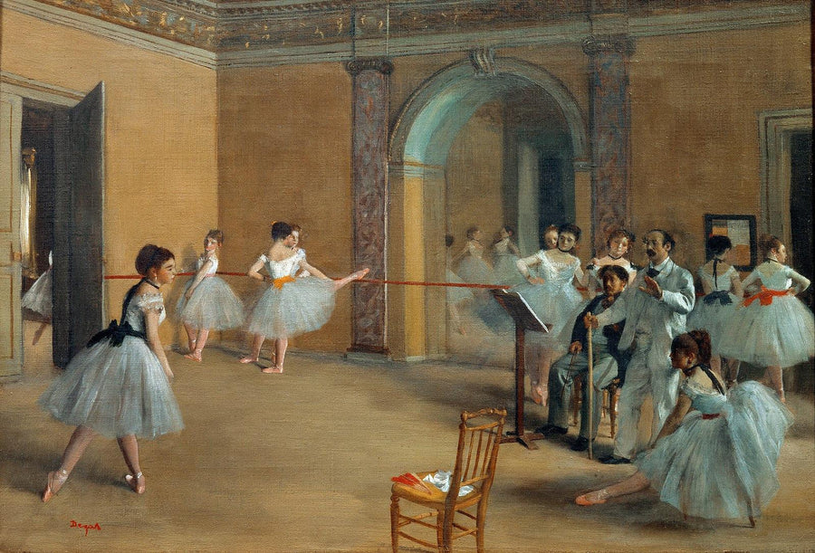 Foyer de danse à l'Opéra de la rue Le Peletier | MonOeuvred'art.com 90x120cm