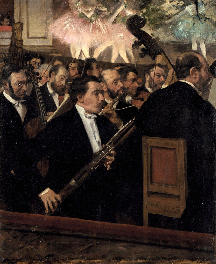 L'Orchestre de l'Opéra (1868) | MonOeuvred'art.com 90x120cm