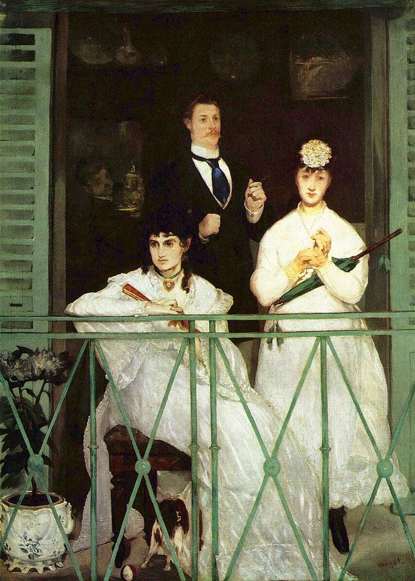 Le Balcon (1868-1869) | MonOeuvred'art.com 90x120cm