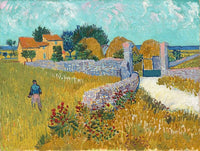 Ferme en Provence (1888) | MonOeuvred'art.com 90x120cm