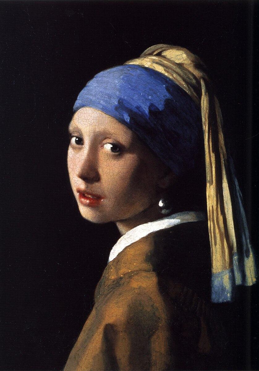 La Jeune Fille à la perle (c. 1665) | MonOeuvred'art.com 90x120cm