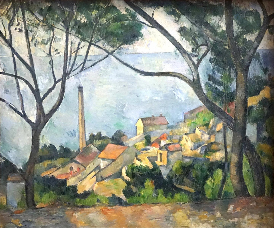 La Mer à l'Estaque (c. 1876-1879) | MonOeuvred'art.com 90x120cm