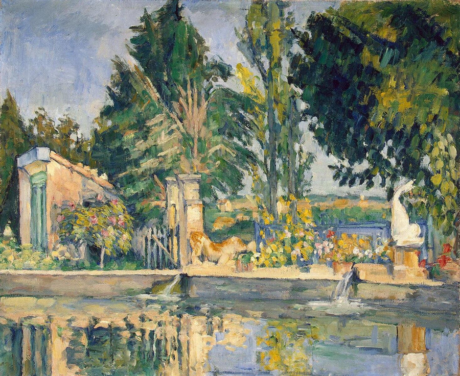 Le Bassin du Jas de Bouffan (c. 1876) | MonOeuvred'art.com 90x120cm