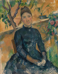 Madame Cézanne au conservatoire (c. 1891) | MonOeuvred'art.com 90x120cm