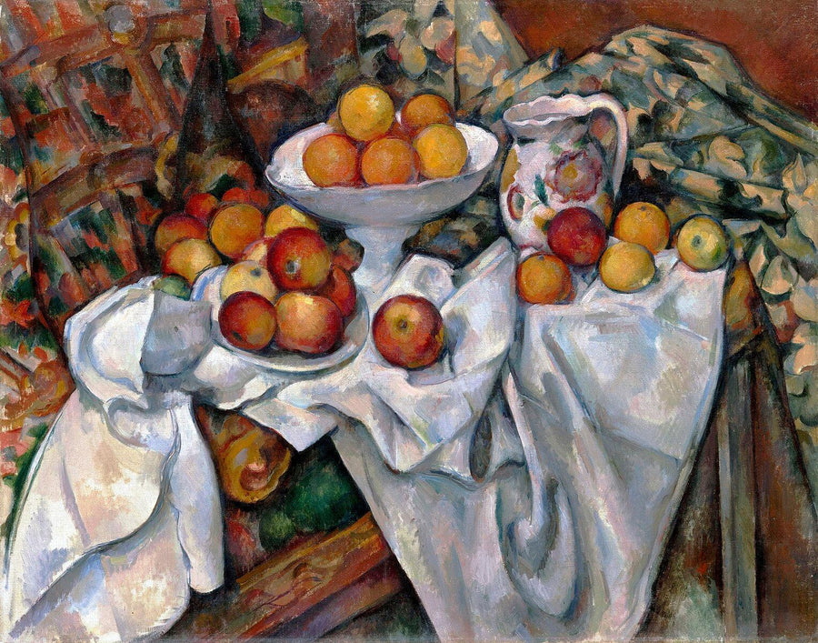 Nature morte aux pommes et aux oranges (c. 1899) | MonOeuvred'art.com 90x120cm