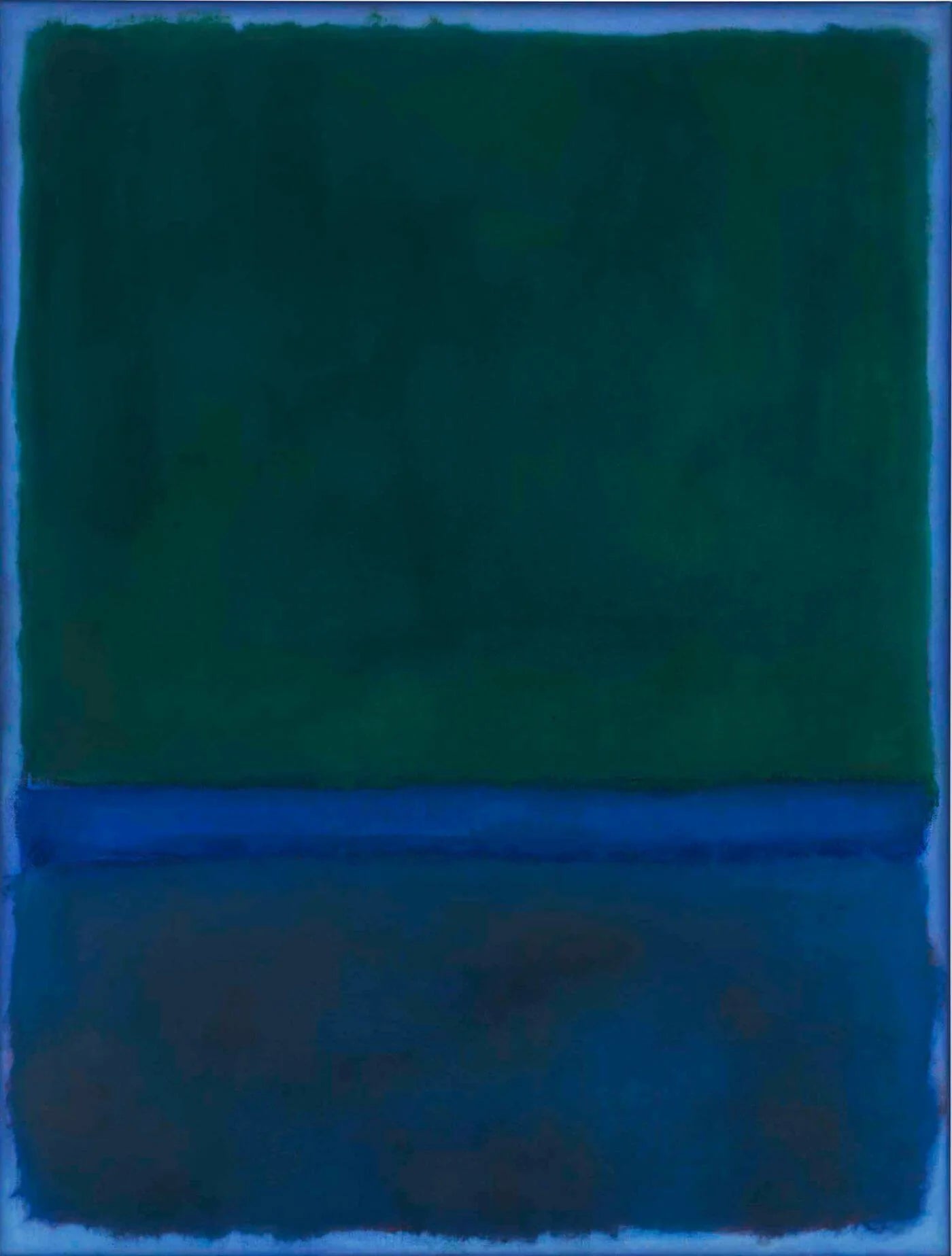 No. 17 - Green and Blue on Blue (1951)