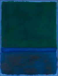 No. 17 - Green and Blue on Blue (1951)
