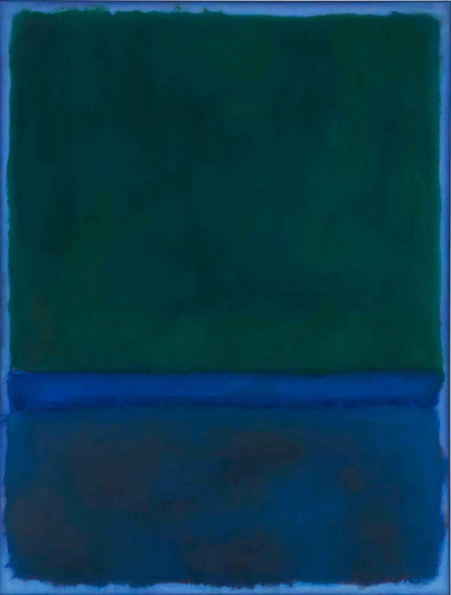 No. 17 - Green and Blue on Blue (1951)