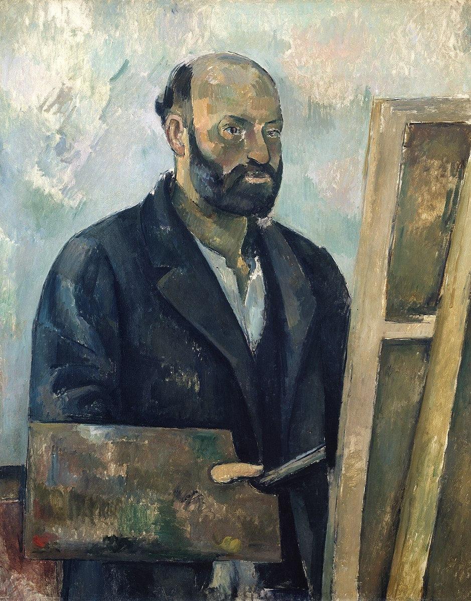 Autoportrait à la palette (1890-1894) | MonOeuvred'art.com 90x120cm