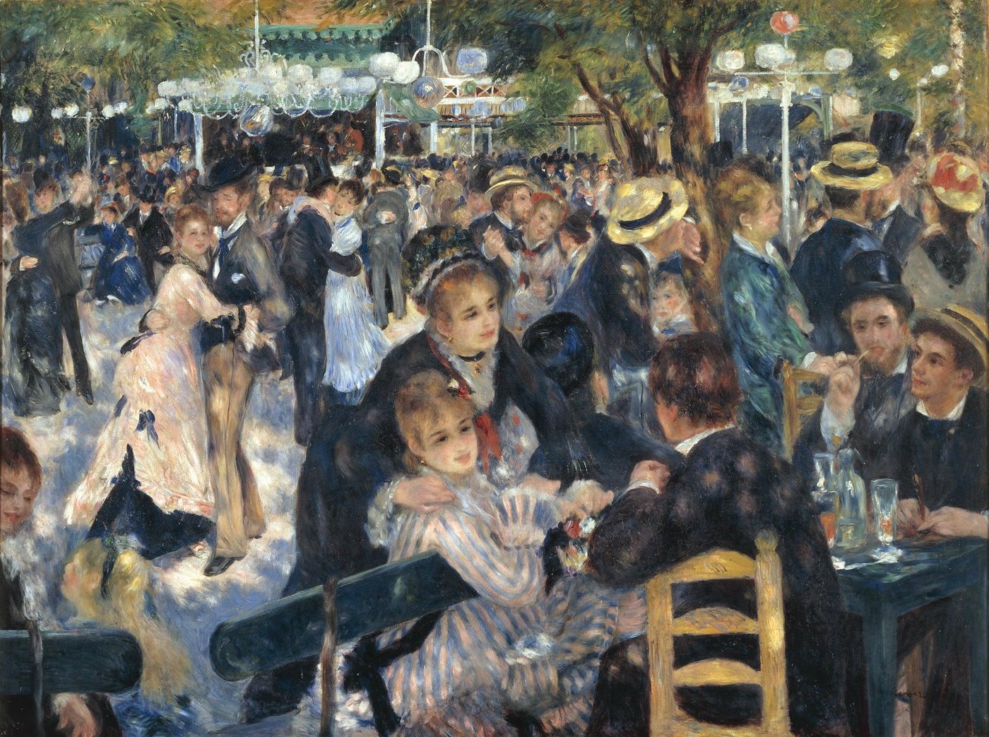 Le Bal du moulin de la Galette | MonOeuvred'art.com 90x120cm