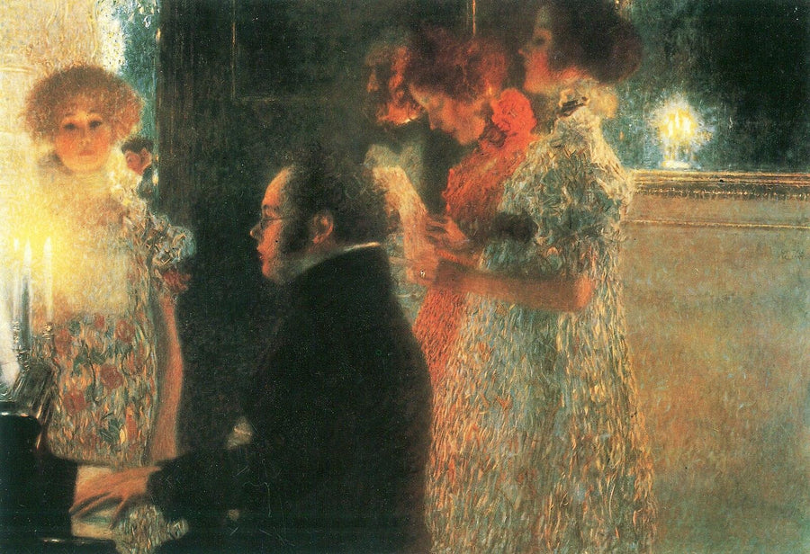 Schubert au piano (1899) | MonOeuvred'art.com 90x120cm