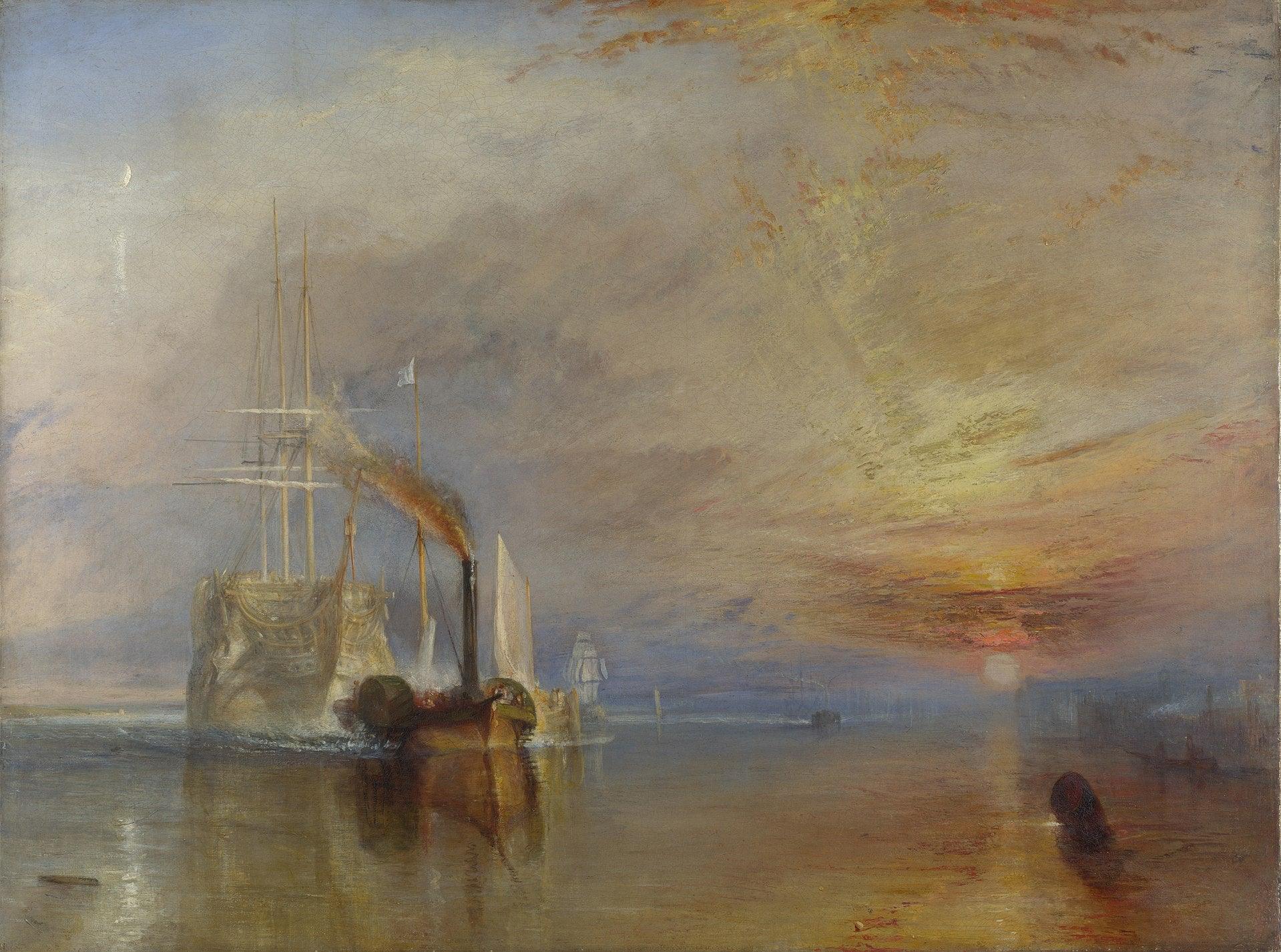 Le Dernier Voyage du Téméraire (1838) | MonOeuvred'art.com 90x120cm