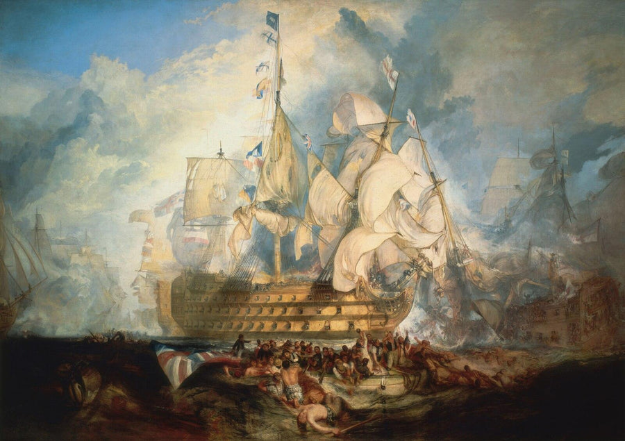 La Bataille de Trafalgar (1824) | MonOeuvred'art.com 90x120cm